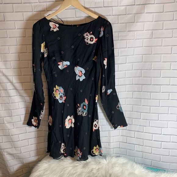 Free People Sunshadows Floral Split Sleeve Dress - Picture 2 of 8